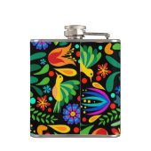 Leuke bloemenkolf heupfles (Achterkant)