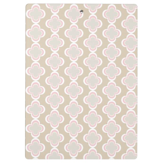 Leuke bloemenprint klembord (Achterkant)