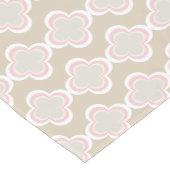 Leuke bloemenprint korte tafelloper (Hoek)