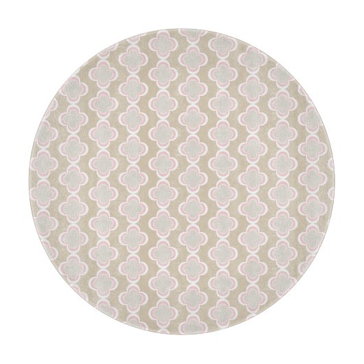 Leuke bloemenprint snijplank (Voorkant)