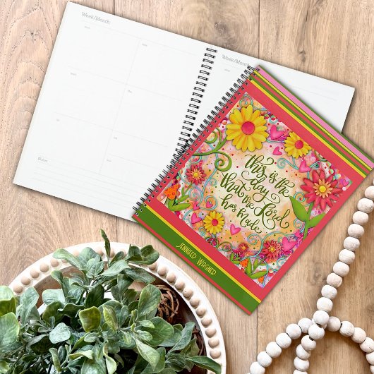 Leuke bloemige Bijbel Verse Vrolijke Inspirivity Planner