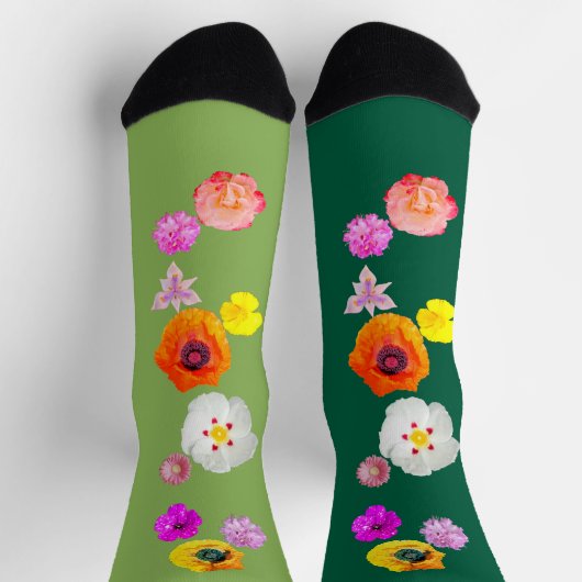 Leuke Bloemige Ontwerp Soks Sokken (Top)