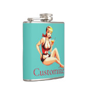 Leuke Blondine Martini Bikini Meisje Thunder_Cove Heupfles (Rechts)