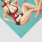 Leuke Blondine Martini Bikini Meisje Thunder_Cove Tissuepapier (Detail)