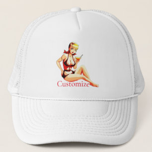 Leuke Blondine Martini Bikini Meisje Thunder_Cove Trucker Pet