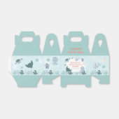 Leuke Blue Boys Onder Het Zee Waterverf Verjaardag Bedankdoosjes (Uitgevouwen)