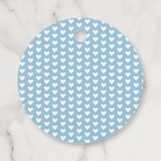 Leuke Blue Ghost Boy Baby shower Bedankjes Labels (Achterkant)