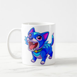 Leuke Blue Lacy Dog Coffee Mok