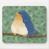 Leuke Bluebird Mousepad Muismat (Voorkant)