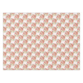 Leuke Blush Roze Cream Pompoen Bloemen Bijenkorf M Tafelkleed (Voorkant (Horizontaal))