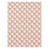 Leuke Blush Roze Cream Pompoen Bloemen Bijenkorf M Tafelkleed (Voorkant)