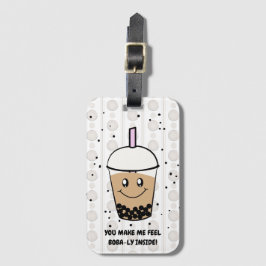Leuke Boba Bubble Tea Pun Bagagelabel