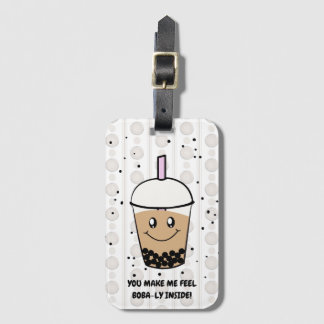 Leuke Boba Bubble Tea Pun Bagagelabel