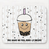 Leuke Boba Bubble Tea Pun Mousepad Muismat (Voorkant)
