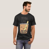 Leuke Boba Pearl Tapioca Melk Theeleven T-shirt (Voorkant volledig)