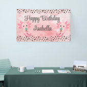 Leuke Boba Thee Axolotl Party Achtergrond Banner (Beurs)