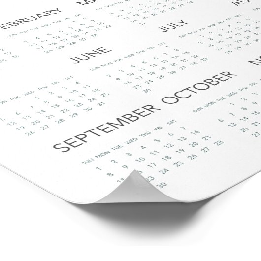 leuke boeken illustratie literaire 2019 kalender poster (Hoek)