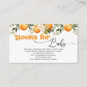 Leuke boeken voor baby ticket citrus informatiekaartje (Voorkant)