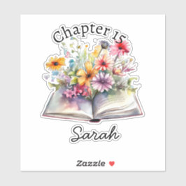 Leuke Boekenwurm Sticker