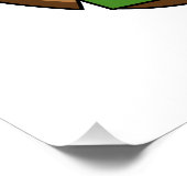 Leuke boekenwurm uil lezen boek Cartoon Perfect Poster (Hoek)