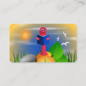 Leuke boekwinkel boekenworm Visitekaartjes (Achterkant)