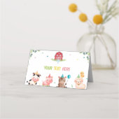 Leuke Boerderij Dieren Verjaardag Plaats Kaart Plaatskaartje (Voorkant)