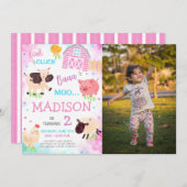 Leuke boerderijdieren Foto Kaart (Voorkant / Achterkant)