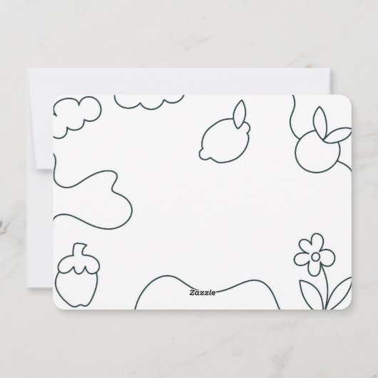 Leuke Boheemse Welkom Kaart Leraar (Achterkant)