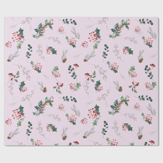 Leuke Boho Lavendel vakantie Cadeaupapier (Vlak)