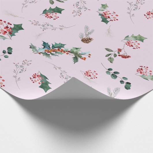 Leuke Boho Lavendel vakantie Cadeaupapier (Hoek)