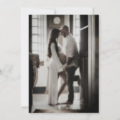 Leuke Boho Oh Baby Bunny Hearts Baby shower Bedankkaart (Achterkant)