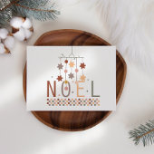 Leuke Boho Pastel Noel Kerst Kaart