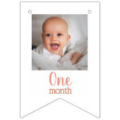 Leuke Boho regenboog 1e verjaardag 12 maanden foto Vlaggetjes (Derde vlag)