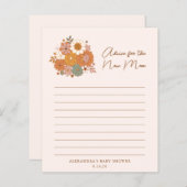 Leuke Boho Retro Bloemen Vrijgezellenfeest Moeder  (Voorkant / Achterkant)