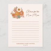 Leuke Boho Retro Bloemen Vrijgezellenfeest Moeder  (Voorkant)