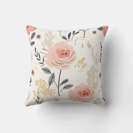 Leuke Boho Rozen Pattern Kussen