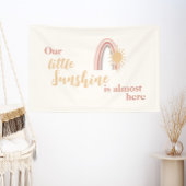 Leuke Boho Sun en Rainbow Baby Spandoek