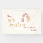 Leuke Boho Sun en Rainbow Baby Spandoek (Horizontaal)