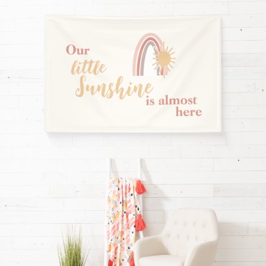 Leuke Boho Sun en Rainbow Baby Spandoek (Insitu)
