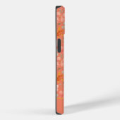 Leuke boho tuin roze sinaasappel patroonnaam Case-Mate iPhone case (Achterkant / Rechts)