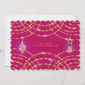 Leuke BOLLYWOOD Dansmuziek Feestje ELK EVENEMENT Kaart (Achterkant)