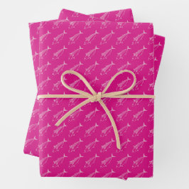 Leuke Bonito in Pastel Roze op Hot Pink in Klein Inpakpapier Vel