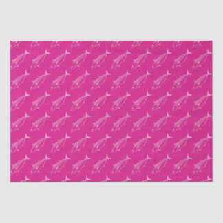 Leuke Bonito Vis in Pastel Roze op Hot Pink Tissuepapier