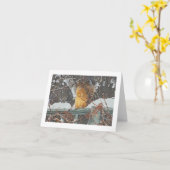 "LEUKE BONTEEKHOORN OP" SNEEUW VAN DE KAART (Gele Bloem)