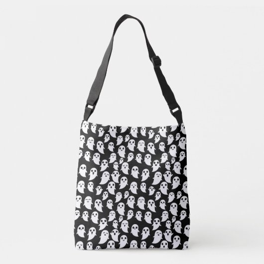 Leuke Boo Spook Halloween Cartoon Ghost Crossbody Tas (Achterkant)
