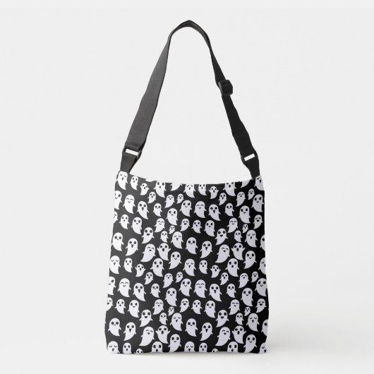 Leuke Boo Spook Halloween Cartoon Ghost Crossbody Tas (Voorkant)