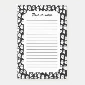 Leuke Boo Spook Halloween Cartoon Ghost Post-it® Notes (Voorkant)
