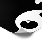 Leuke Boo Spook Halloween Cartoon Ghost Poster (Hoek)