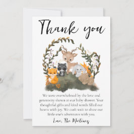 Leuke boodschap baby shower dank je kaarten
