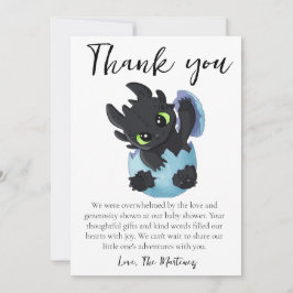 Leuke boodschap baby shower dank je kaarten